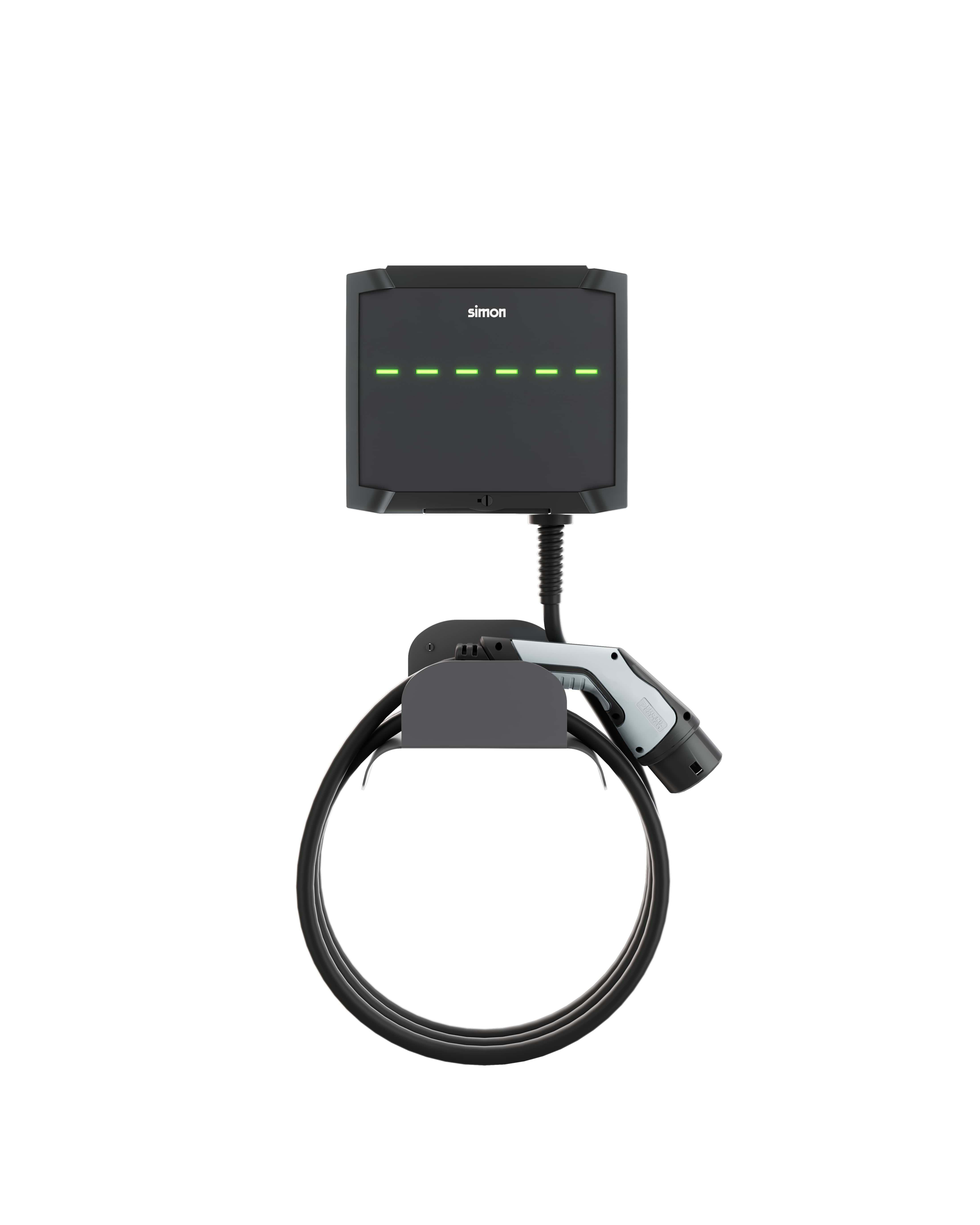 SIMON - Simon SM40 Punto de Recarga de Pared con Cable de 5m T2 22 kW Trifásico + Bluetooth