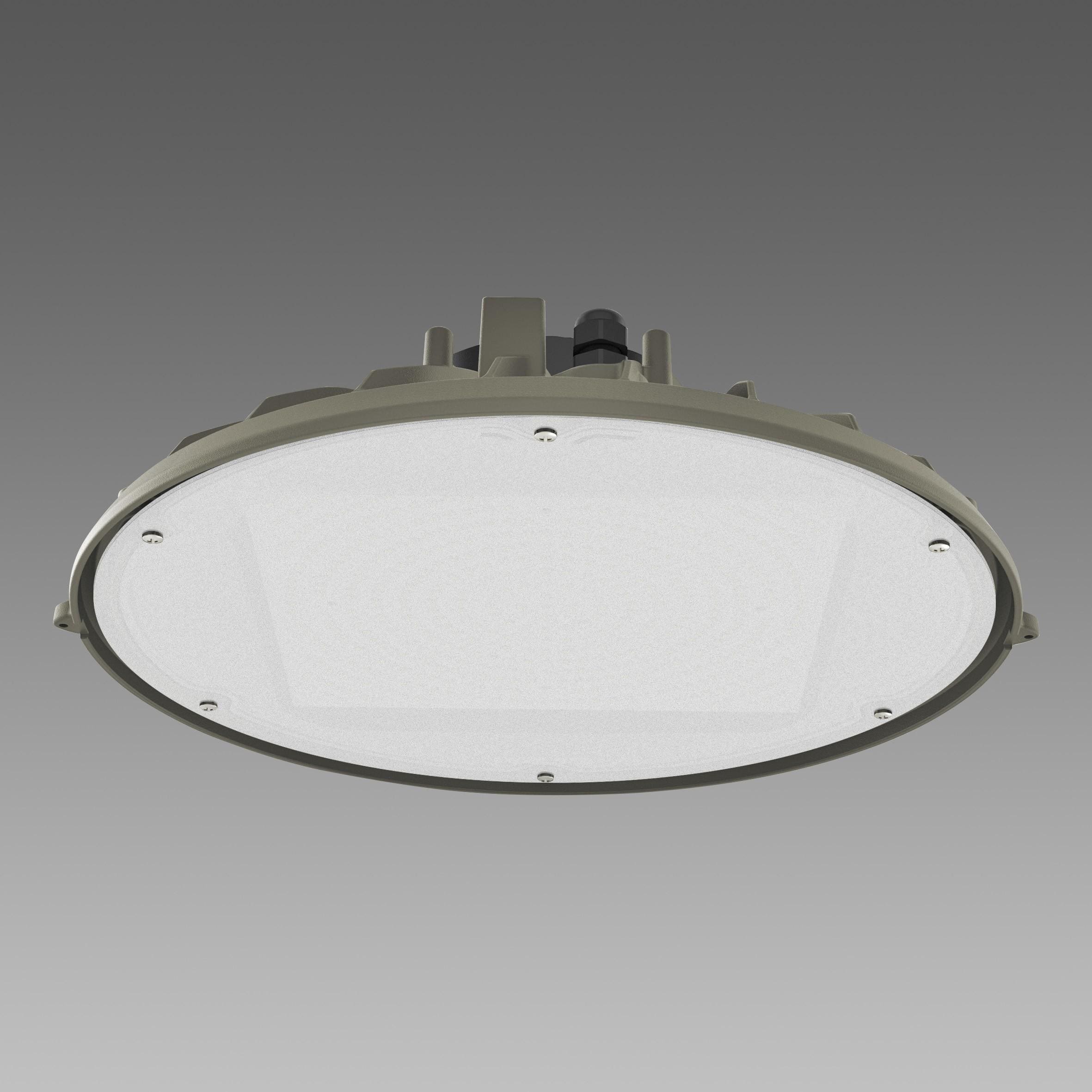DISANO - Luminaria exterior difusor de policarbonato 2881 QUARK 3.7 LED 90W CLD grafito