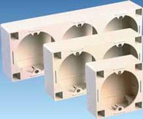 SOLERA - ZOCALO SUPERFICIE 2 ELEMENTO 152x80x37mm BLANCO