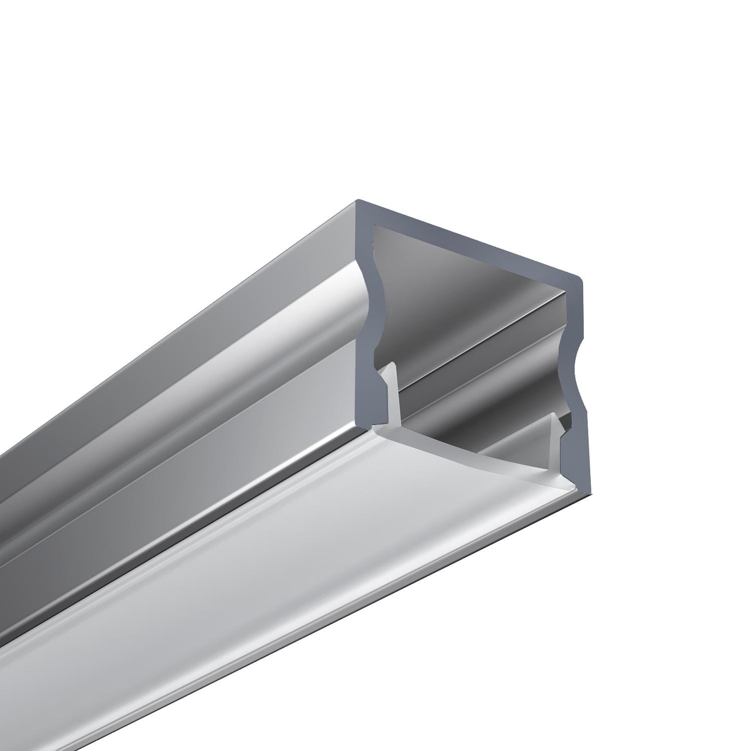 SIMON LIGHTING - Perfilería de superficie para LedFlex en acabado aluminio