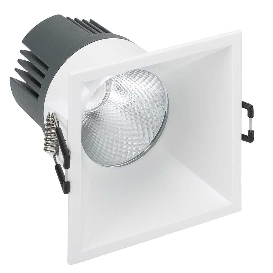 SIMON LIGHTING - Downlight 703.22 Confort Cuadrado 2700K Wide Flood DALI Blanco