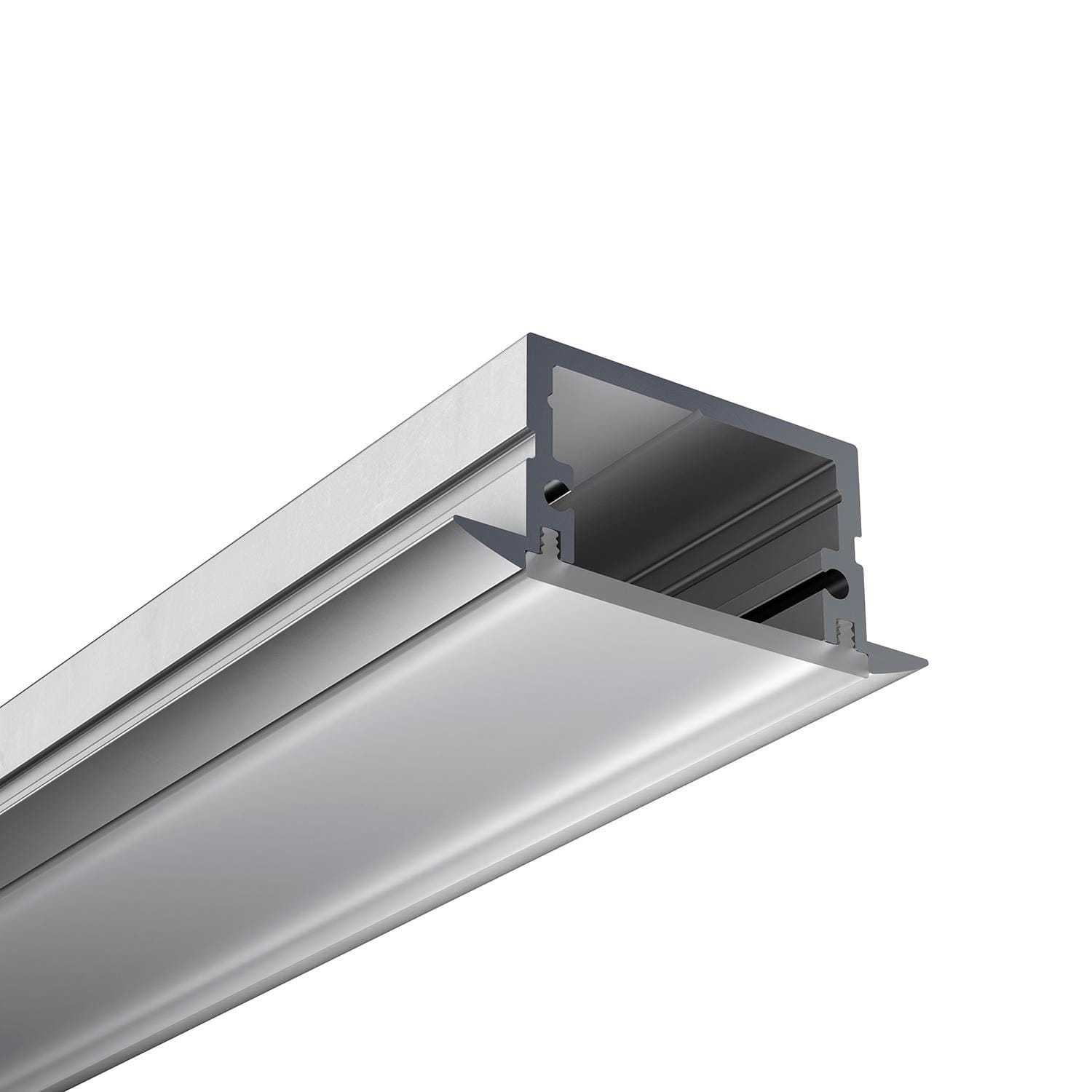 SIMON LIGHTING - Perfilería de empotrar para LedFlex en acabado negro