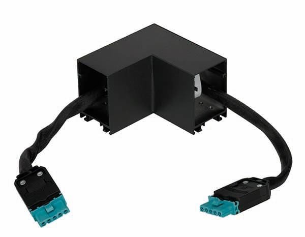 SIMON LIGHTING - Accesorio tramo ciego corner Low UGR negro perfil