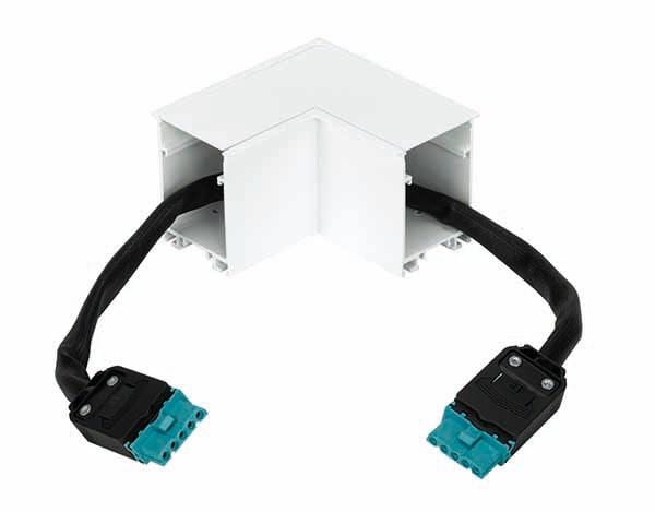 SIMON LIGHTING - Accesorio tramo ciego corner Low UGR blanco perfil