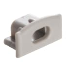 SIMON LIGHTING - Tapa de inicio para perfilería de superficie slim en acabado blanco
