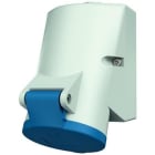 MENNEKES - Base enchufe mural 16A 3P 6H 230V TwinCONTACT IP44 fijación interior, conexión sin tornillos