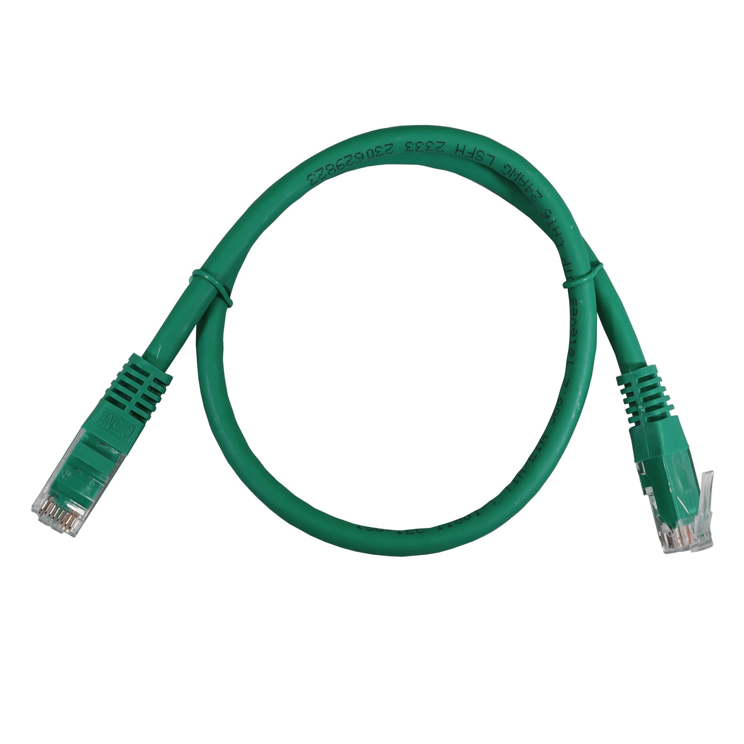 TELEVES - Cable de red Ethernet U/UTP Cat 6 LSFH, verde
