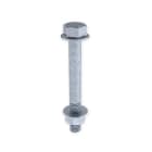 UNEX - Tornillo con tuerca DIN 6921 M8X70 Unex en acero galvanizado clase 6
