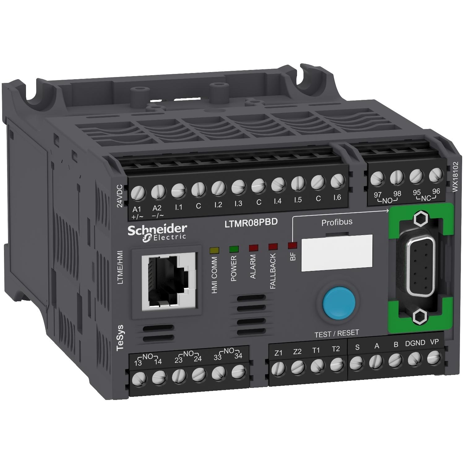 Schneider Electric - Controlador LTMR TeSys T Profibus 0,4-8A 24VCC