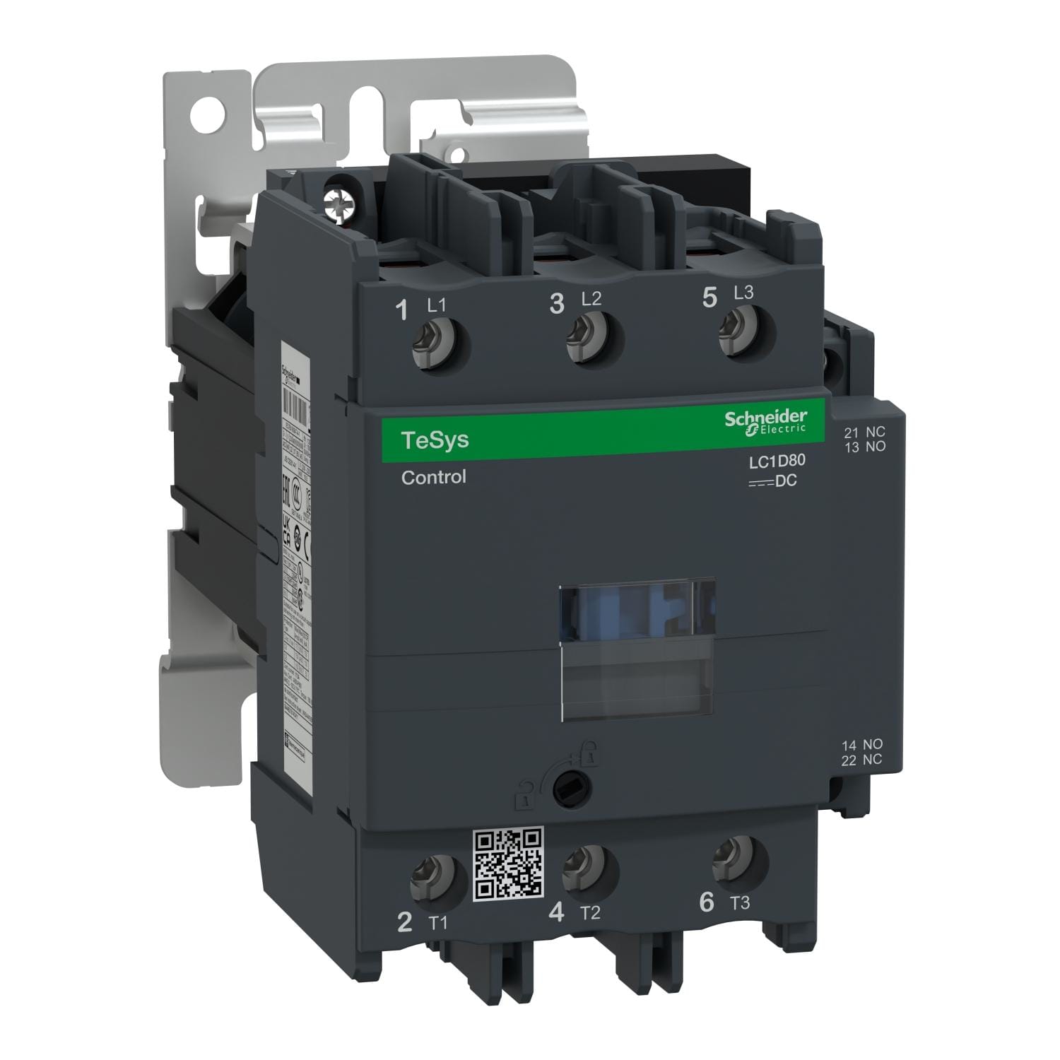 Schneider Electric - Contactor Tesys D - 3P(3 NA) - AC-3 - <= 440 V 80 A - 110 V CC banda larga bob