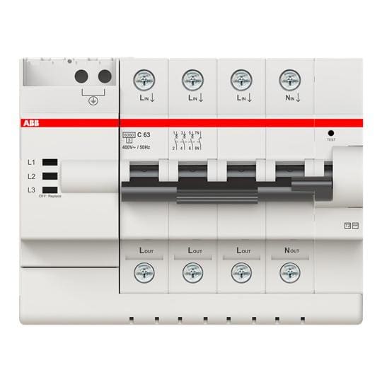 ABB - Prot. Sobret. P+T OVR T2 POP 3N C63