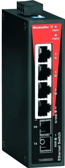 WEIDMÜLLER - Switch de red no gestionado IE-SW BL05T-4TX1SCS