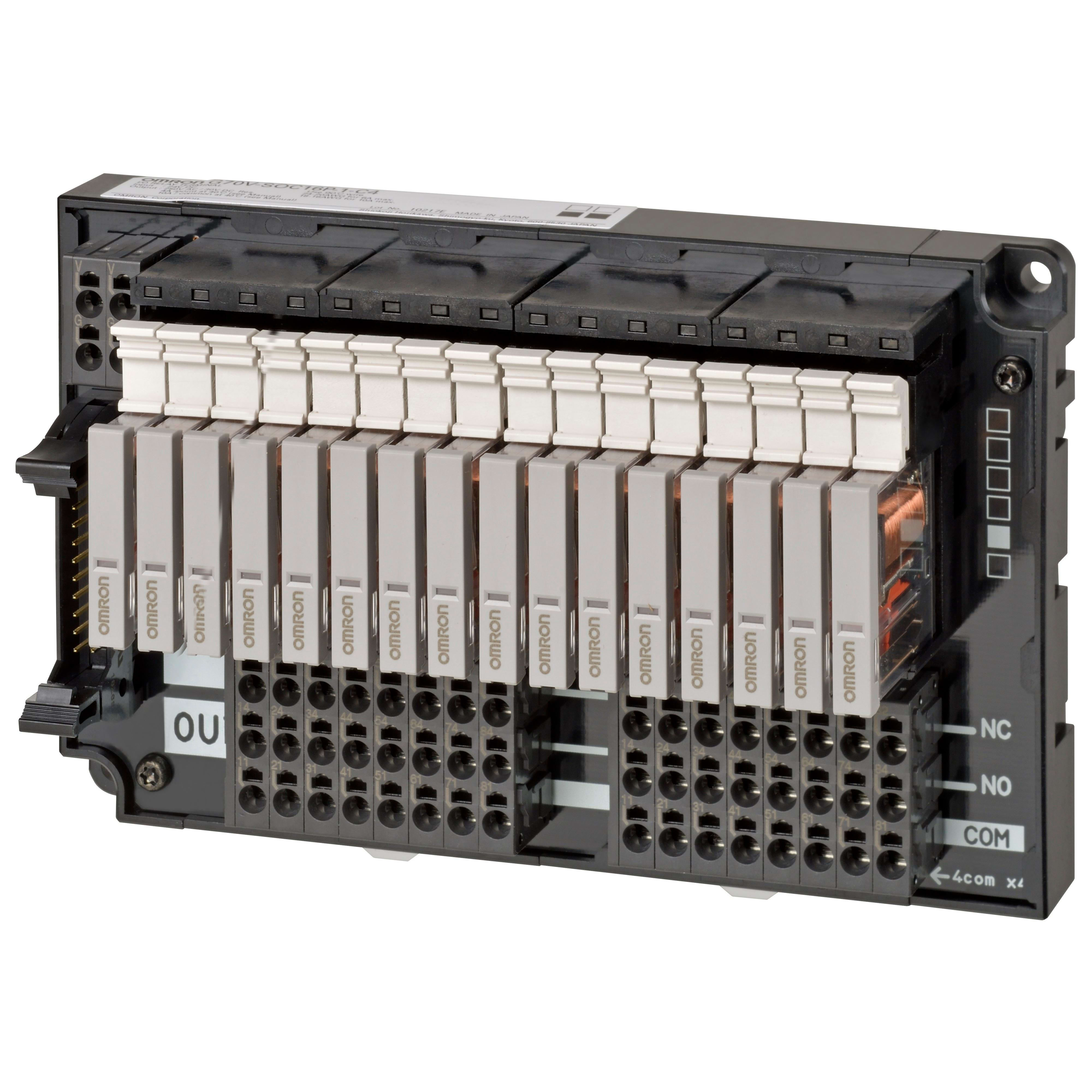 OMRON - TERM.RELÉ,SAL.DEL PLC,16 CAN.CONECTADO