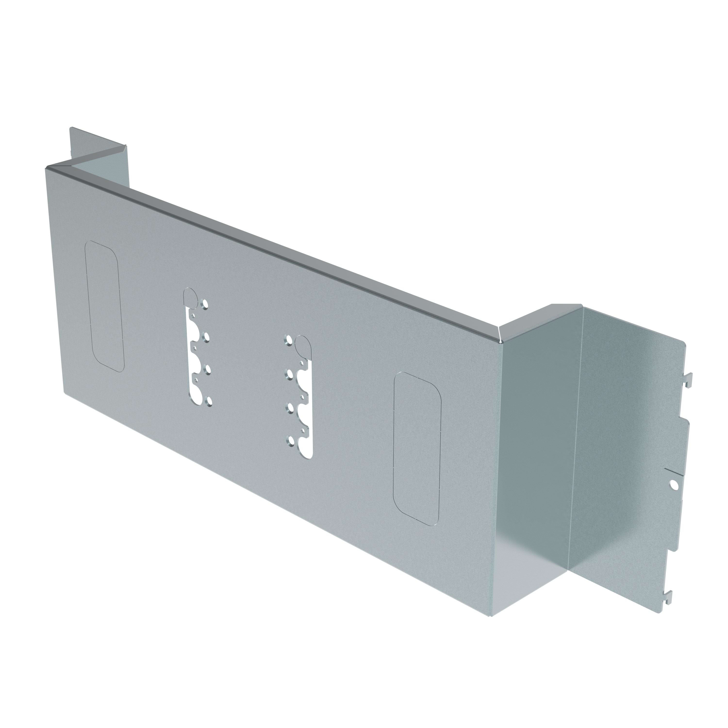LEGRAND - Placa de montaje fija XL³ 4000 para 1 DPX³ 125 HP - pos. horizontal - 24mod