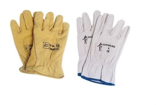 SOFAMEL - Guantes de protección mecánica SG-39 piel-flor vacuno amarillo