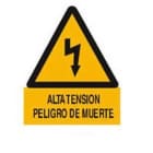 SOFAMEL - Señal policarbonato CE-14PCI alta tensión peligro de muerte 148 mm