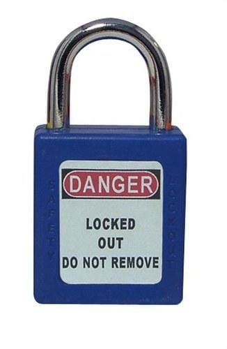 SOFAMEL - Candado seguridad ABS C/ABS-25 azul