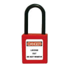SOFAMEL - Candado seguridad en composite C/COM-38-DK rojo