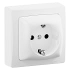 LEGRAND - Base 2P+T obturador de protección - Oteo - 16A/230V - monobloc - Blanco