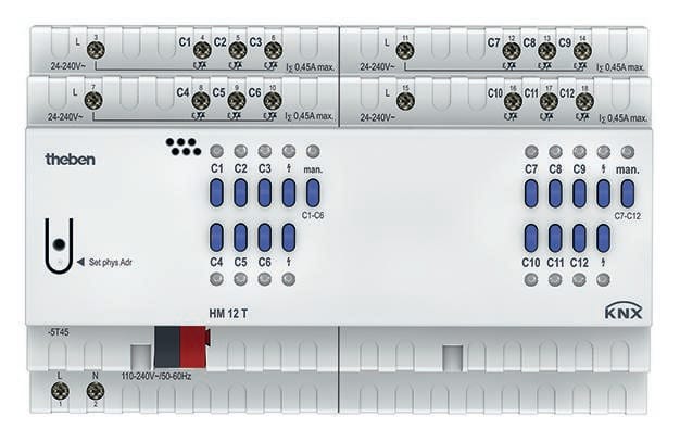 THEBEN - KNX actuador de calefacción, 12-fach