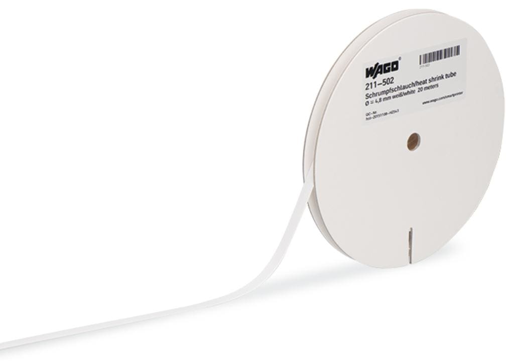 WAGO - Manguera encogible;para Smart Printer;Diámetro no retraído: 4,8 rmm;blanco
