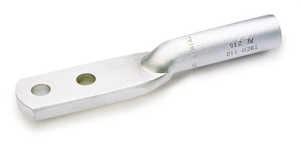SOFAMEL - Terminal aluminio macizo TBEM/A-56 LA56 taladro 2x13