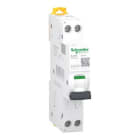 Schneider Electric - Interruptor automático diferencial combinado (RCBO), Acti9 iCVm40, 1P+N, 10A, curva C, 4500A, tipo A, 30mA