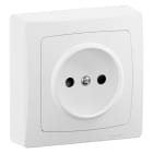 LEGRAND - Base 2P obturador de protección - Oteo - monobloc - Blanco