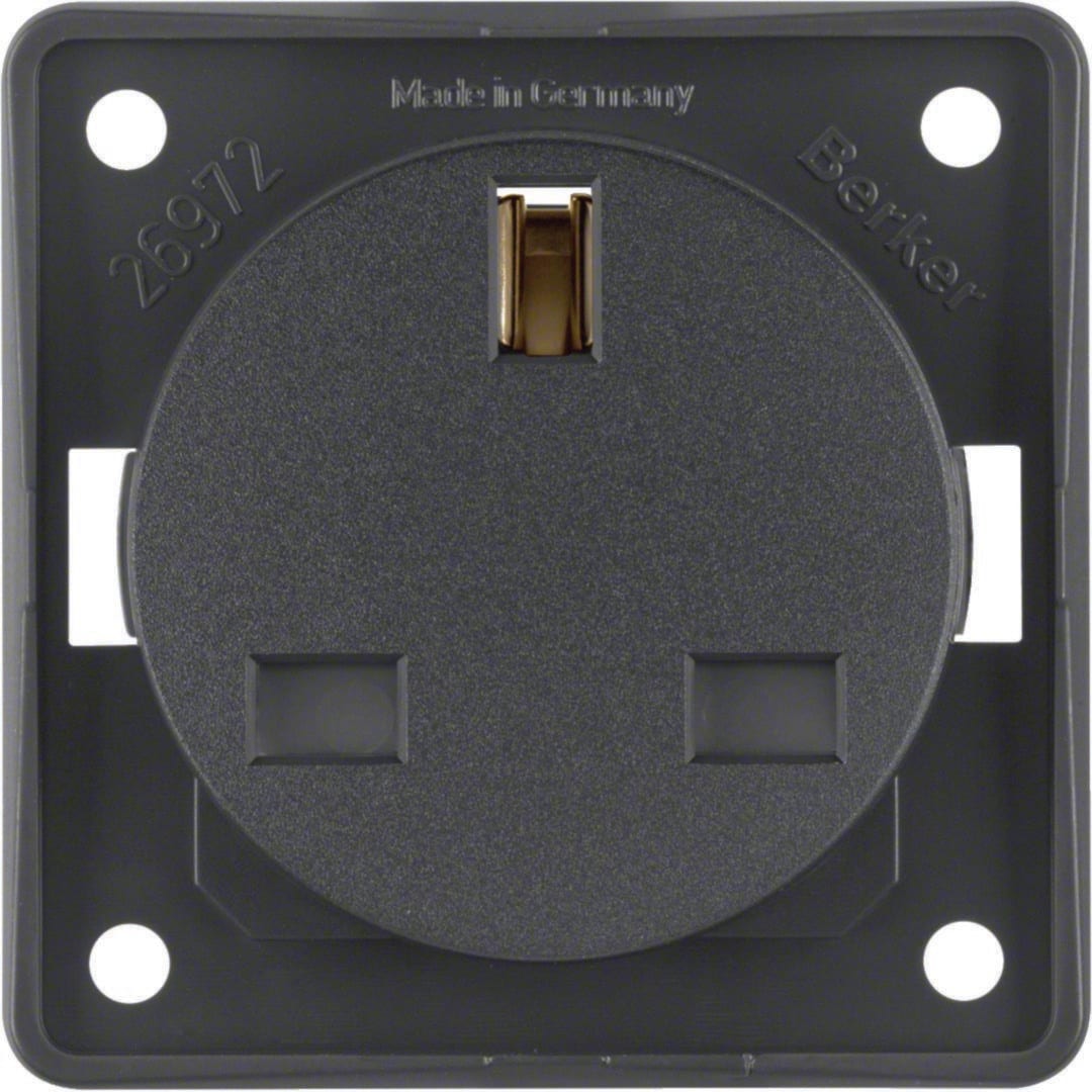 HAGER - TOMA BRITISH STANDARD, INTEGRO,ANTRACITA