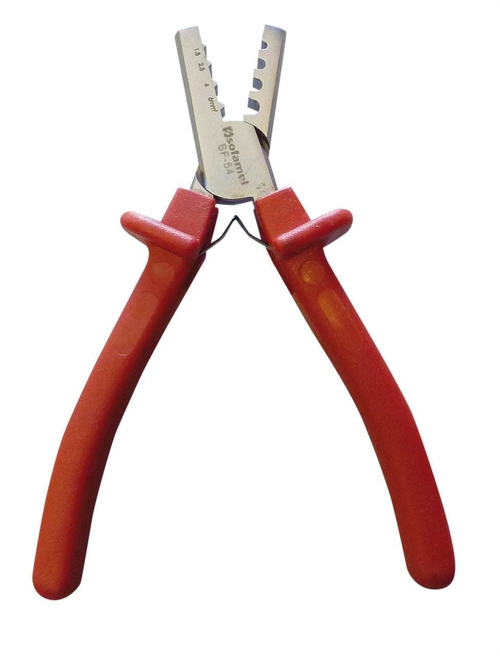 SOFAMEL - Pinza universal puntera hueca SF-54 1,5-6mm²