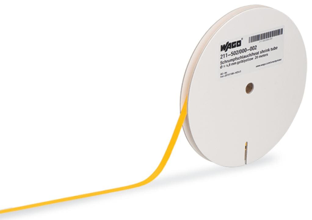 WAGO - Manguera encogible;para Smart Printer;Diámetro no retraído: 4,8 rmm;amarillo