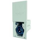 MENNEKES - Clavija empotrada 16A 3P 6H 230V Cara-CONTACT IP44, tapa gris