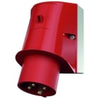 MENNEKES - Clavija mural 32A 4P 6H 400V IP44, rojo
