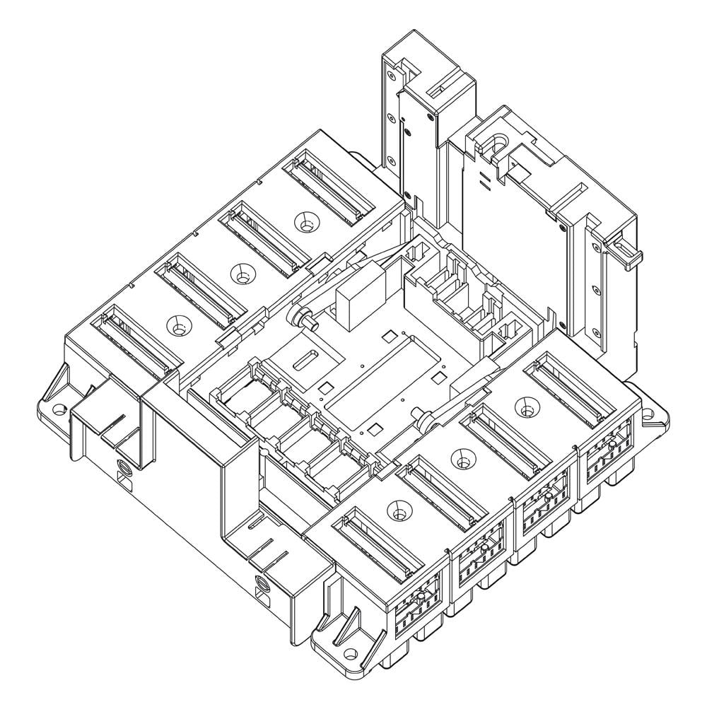LEGRAND - Base conexión posterior ejecución seccionable DPX³ 1600 - 4P