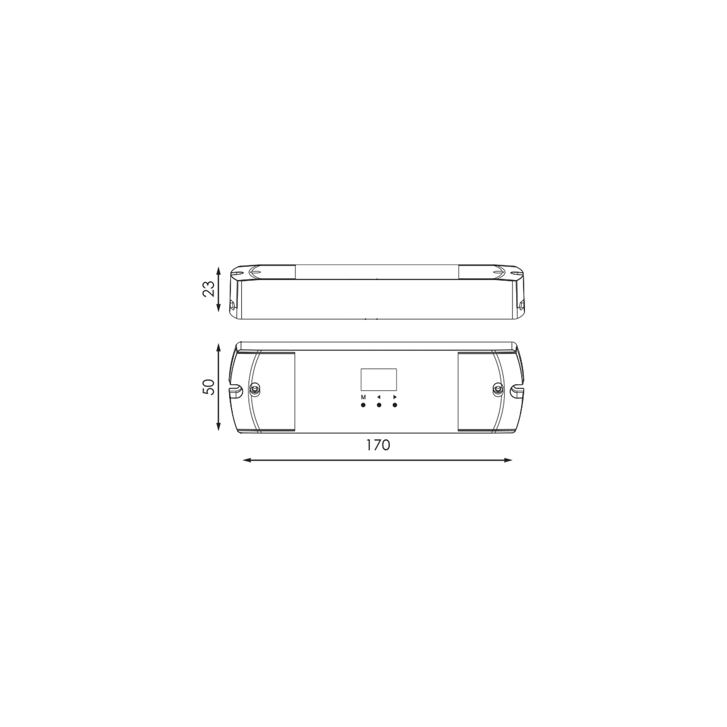 PRILUX - CONTROLADOR DMX 2 CANALES 220W 100-240V