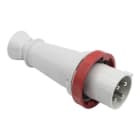 ILME - Clavija 63A 3P + TT 380-415V IP67 6 horas rojo