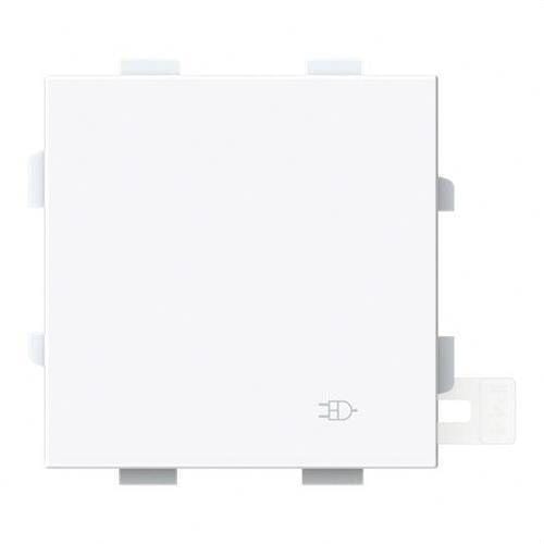 NIESSEN - Tapa Schuko abatible Serie Vega estanco IP44 blanco mate