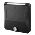 WEIDMULLER - Marco doble con tapa de metal IE-FC-DFM-CAB