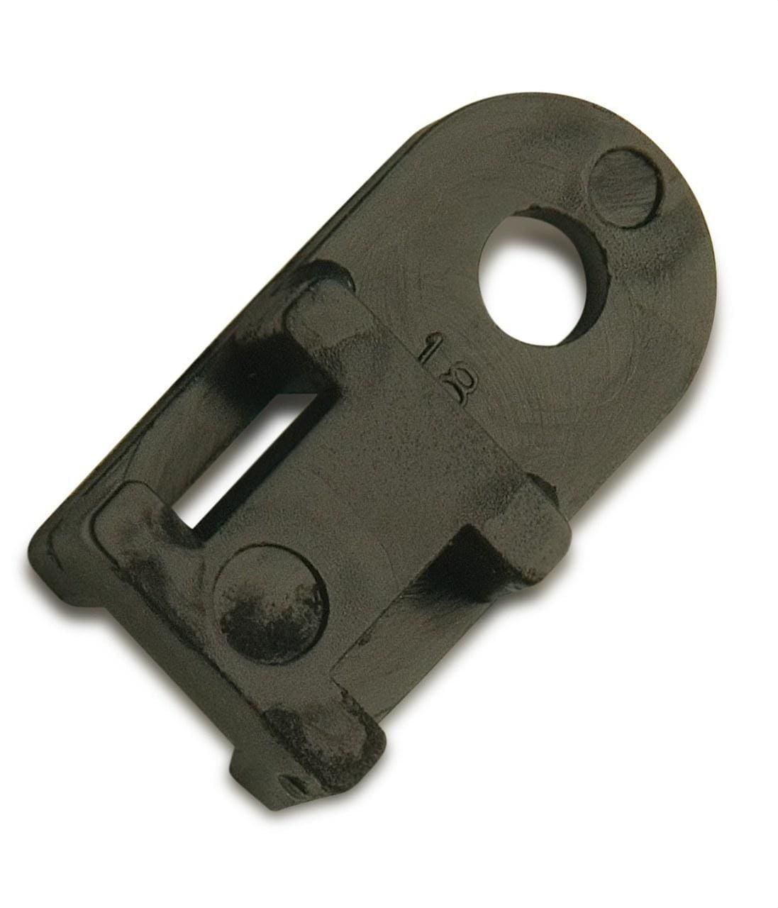 SOFAMEL - Base fijación tornillo ST-0-N soporte brida 19x9,5 negro