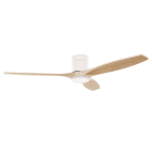 FORLIGHT - VENTILADOR STEM EVO Ø1220MM TUBE LED 2875 SW 3000-4000-5000K ON-OFF BLANCO PALA