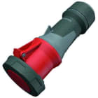 MENNEKES - Prolongador 63A 5P 6H 400V IP67 PTX con contacto roscado X-CONTACT, conexión por tornillo y superficie adhesiva