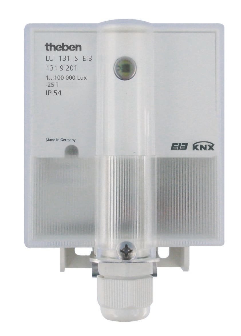 THEBEN - KNX sensor combinado, carcasa mural, 1-100 000Lux, -25-+55°C