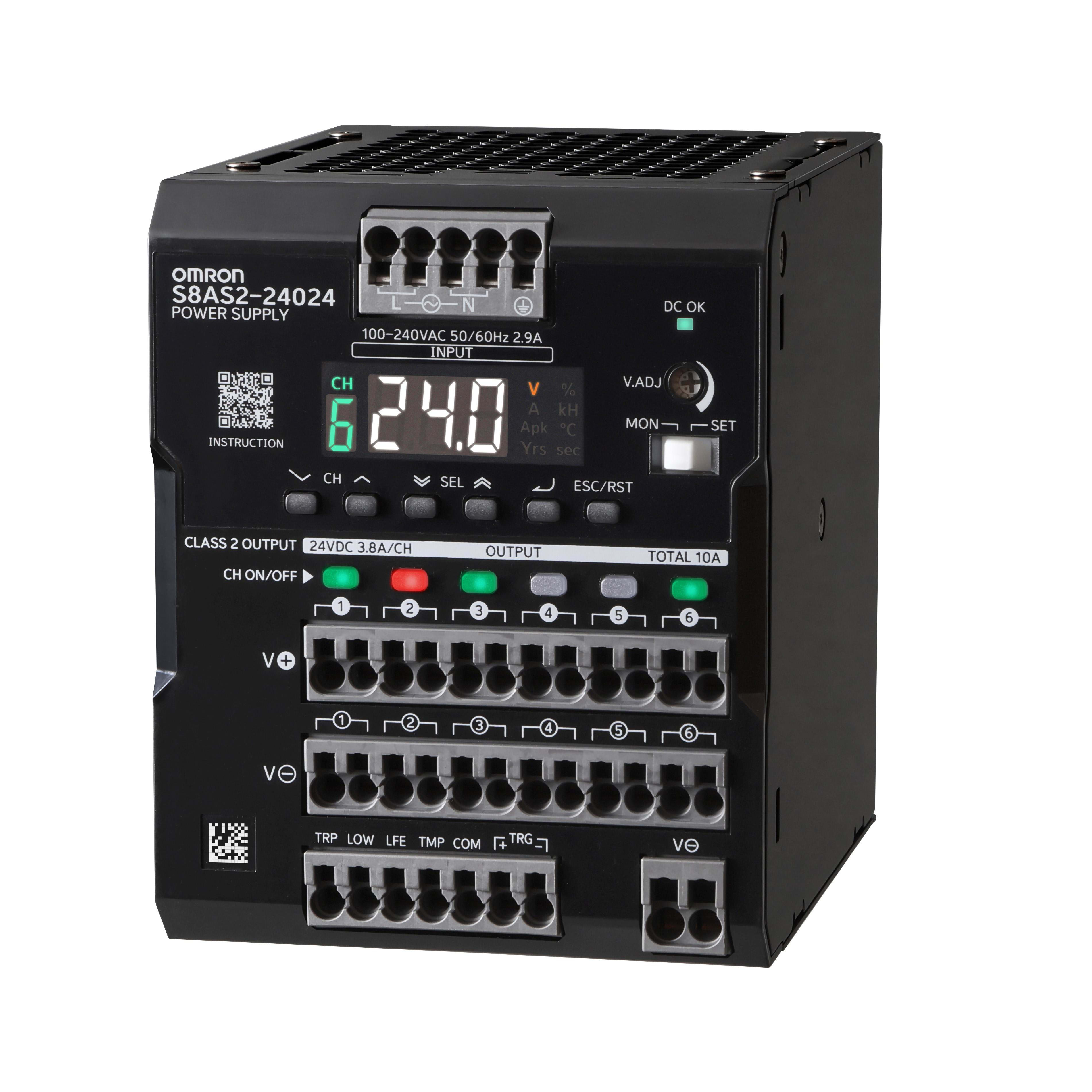 OMRON - FTE.ALIM.S8AS2-24024-06S 240W 24V DC