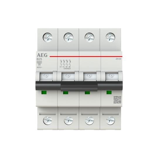 AEG BAJA TENSIÓN - Int. mag. EN60 4P 25A B