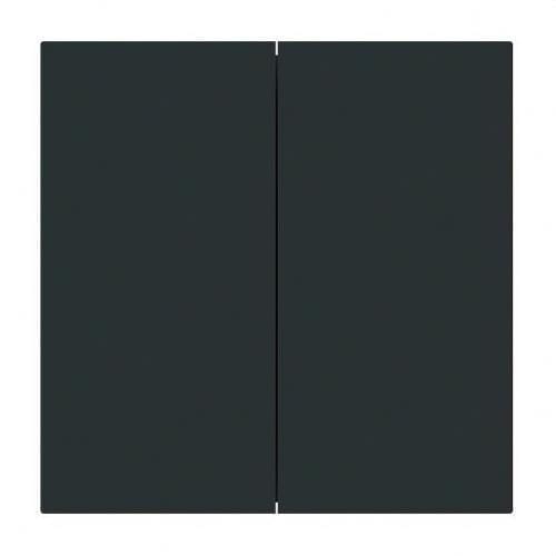 NIESSEN - Tecla doble sensor wireless Serie Vega negro mate