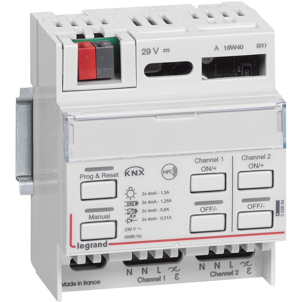 LEGRAND - Actuador de regulación KNX que controla iluminación LED