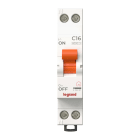 LEGRAND - Magnetotérmico RX - 1P+N - 1 módulo - 230V~ - 16A - curva C