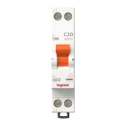 LEGRAND - Magnetotérmico RX - 1P+N - 1 módulo - 230V~ - 20A - curva C