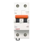 LEGRAND - Magnetotérmico RX - 2P - 2 módulos - 230V~ - 40A - curva C