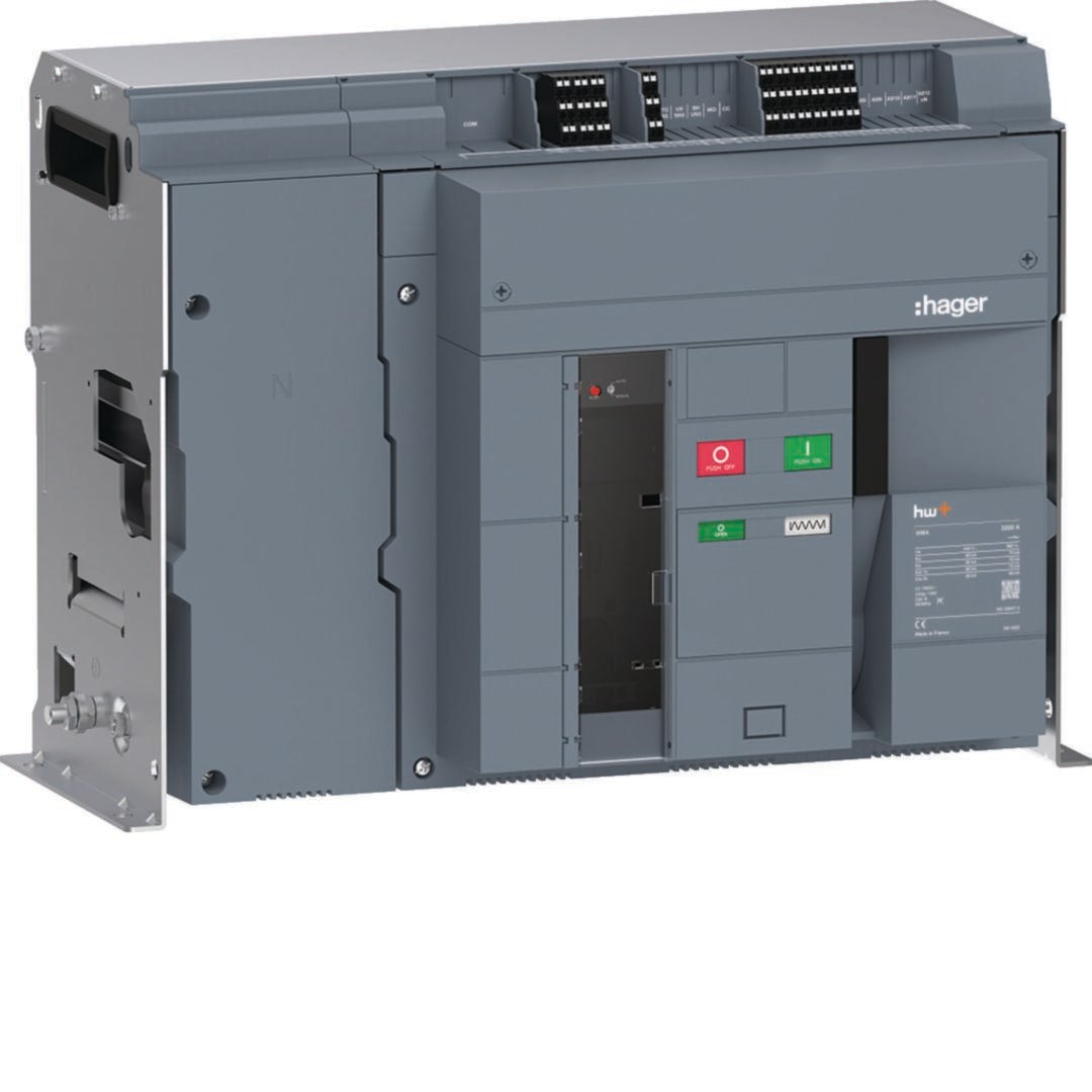 HAGER - ACB HW4 3200A 4P 85KA FIJO TU SENTINEL
